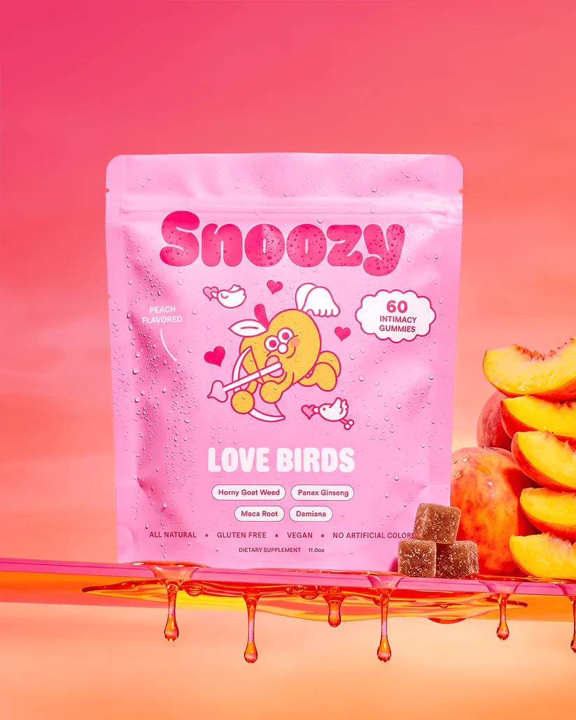 Snoozy Gummies Intimacy Botanical - Peach