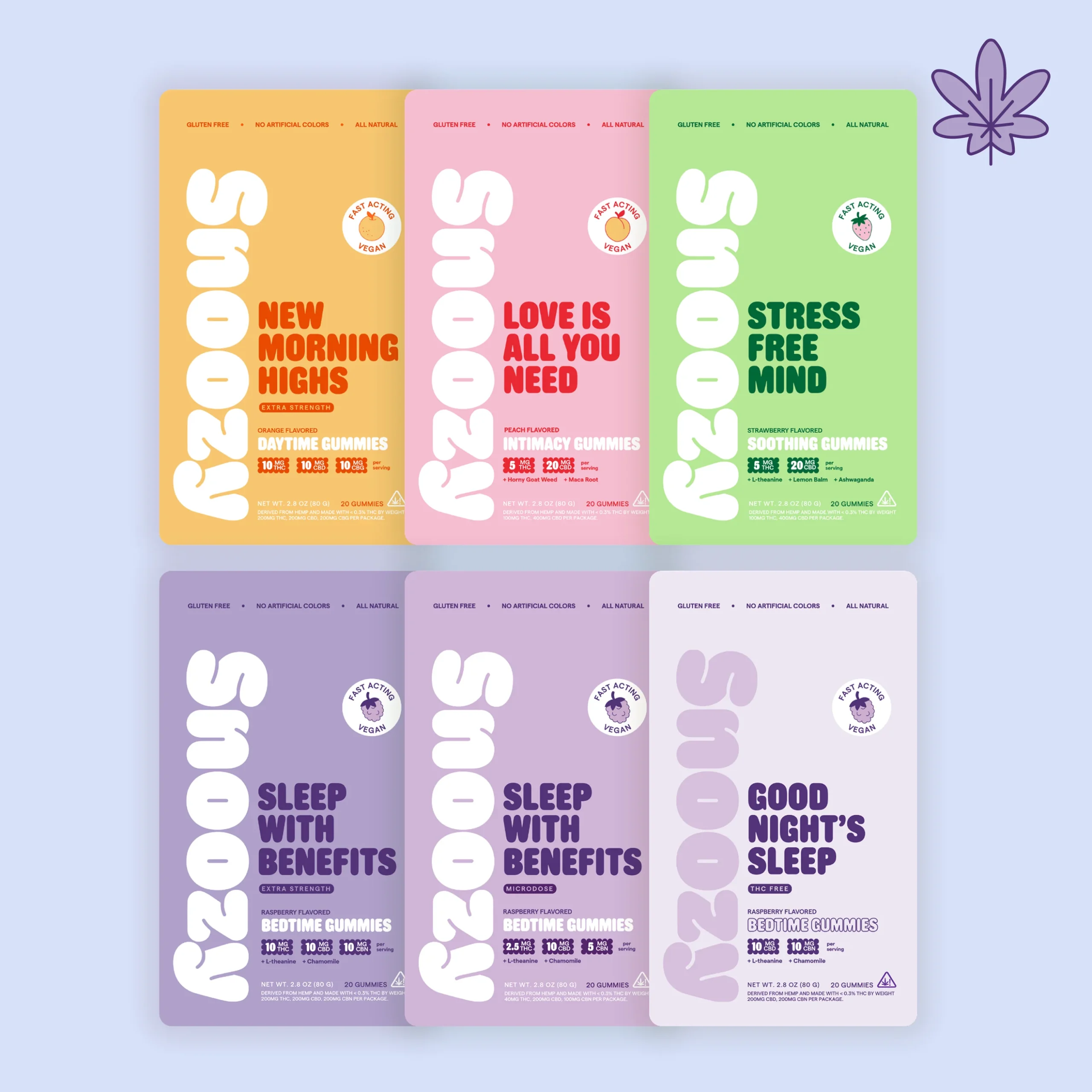 Snoozy Gummies Discovery Kit