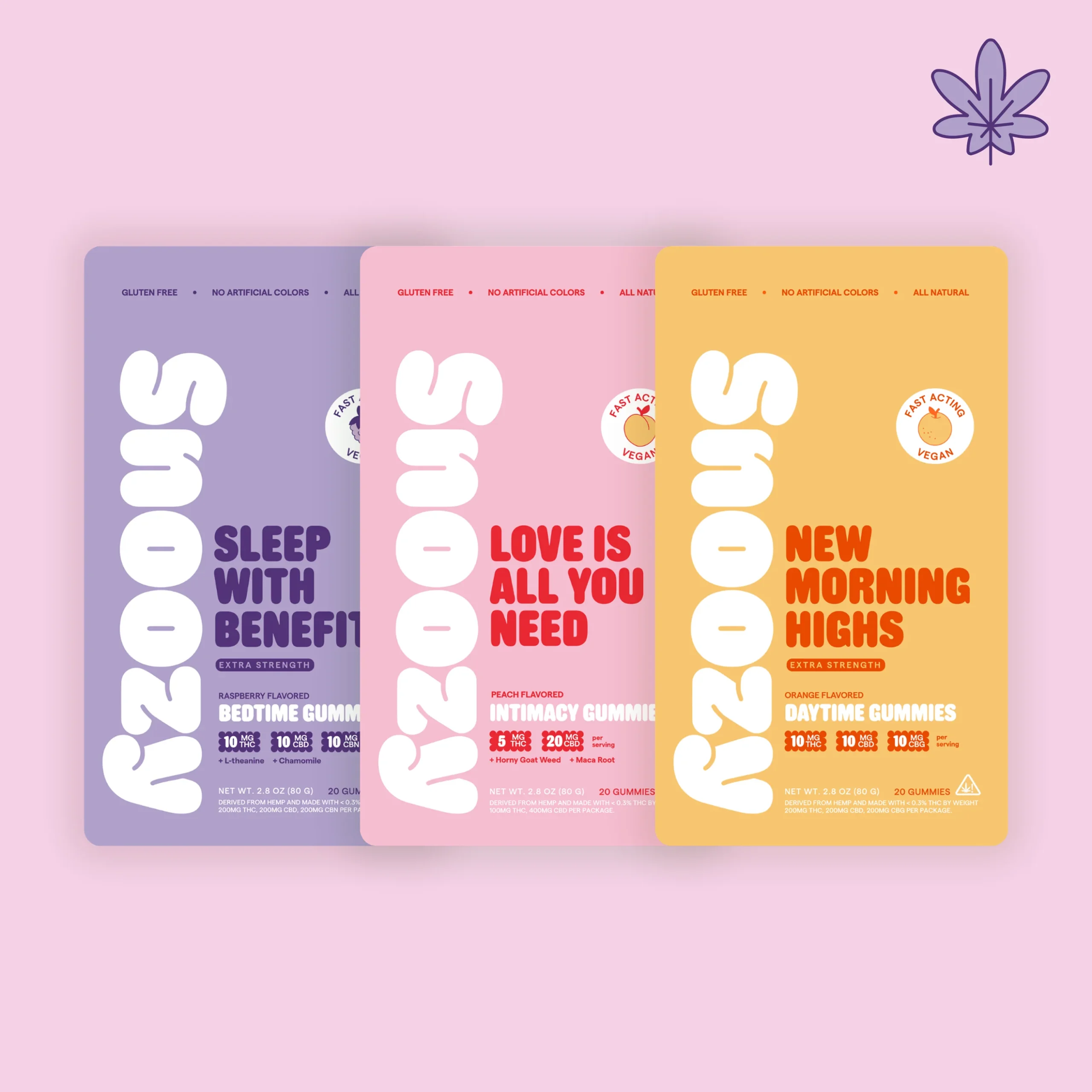Snoozy Gummies REFRESH AND RECONNECT BUNDLE